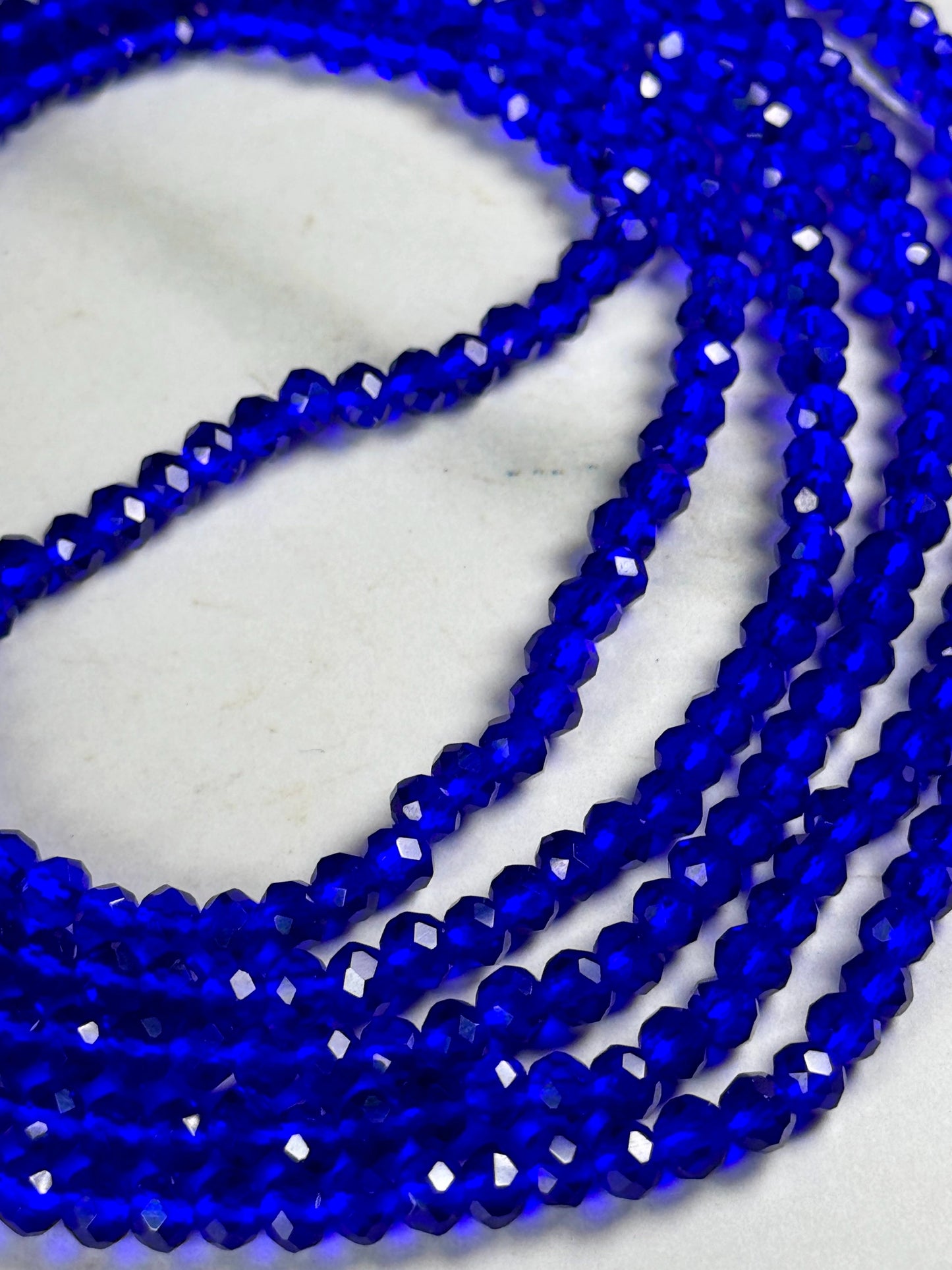 Blue Crystal Waist Bead image 0