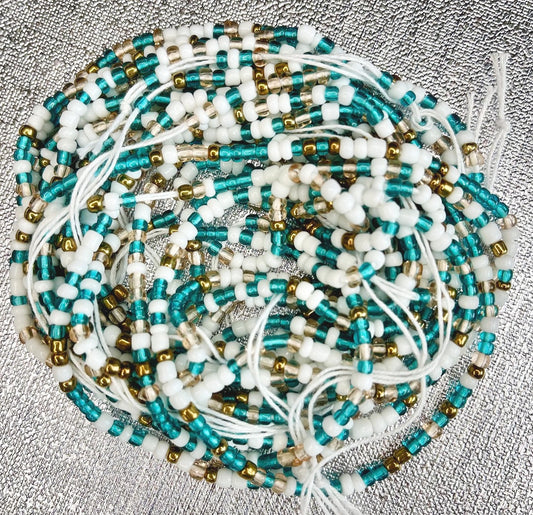 Calming Teal Waist Bead image 1