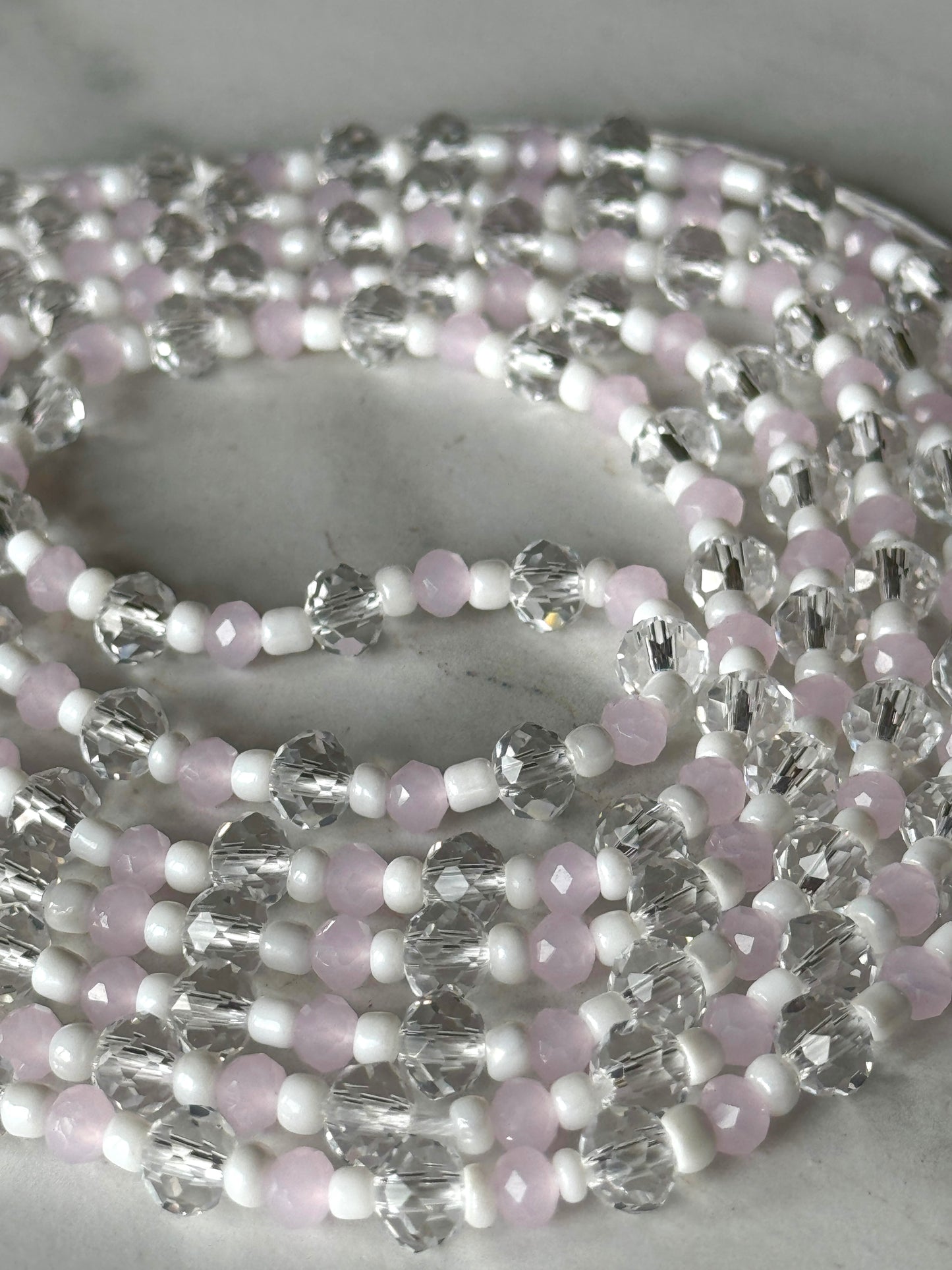 Dainty Crystal Waist Bead image 0