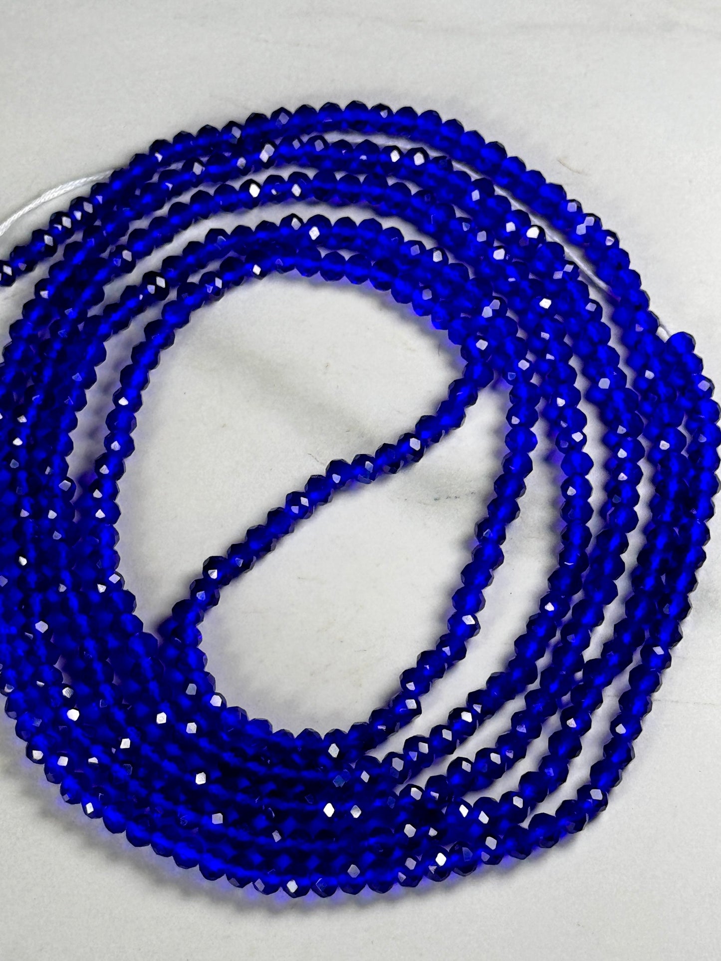 Blue Crystal Waist Bead image 2