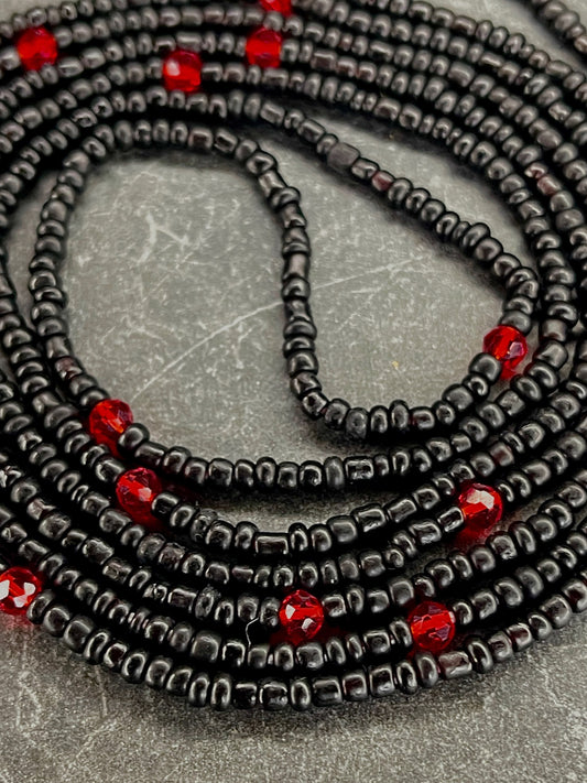 Onyx Love Waist Bead image 0