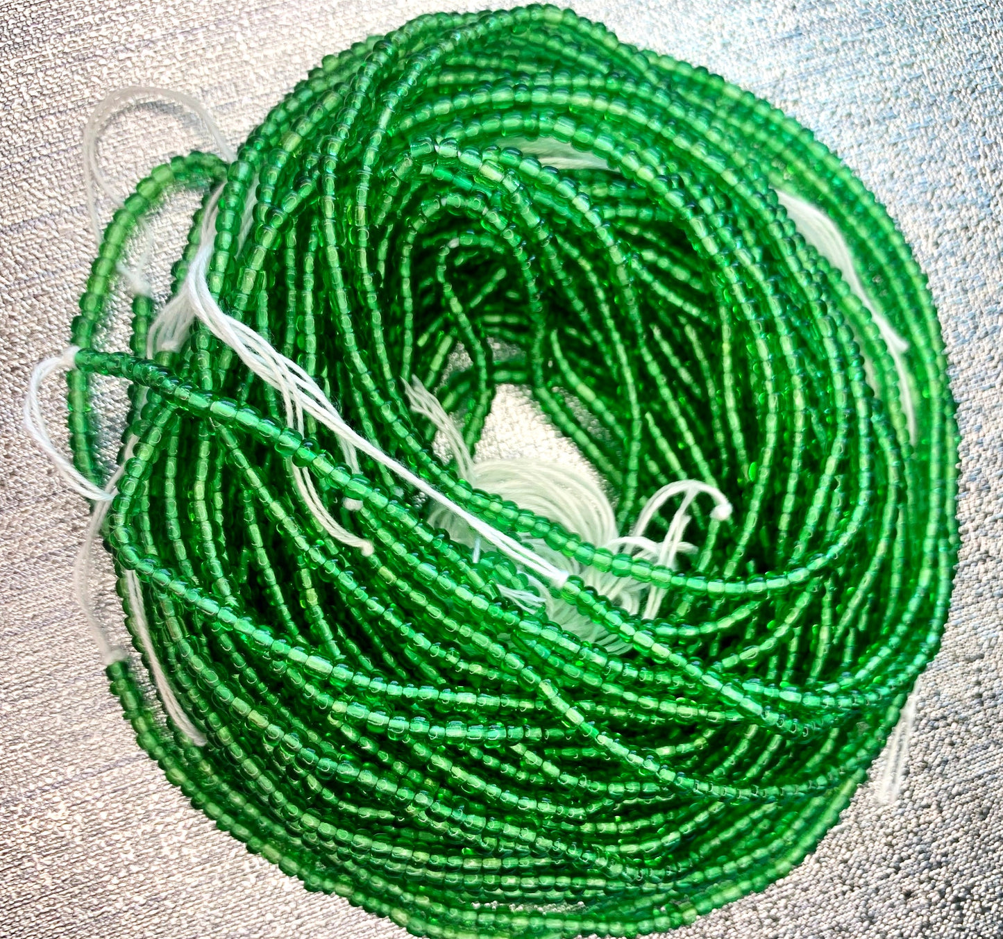 Emerald Green Waist Bead image 1