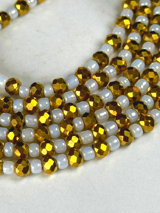 Pearl Wealth Crystal Waist Bead image 1
