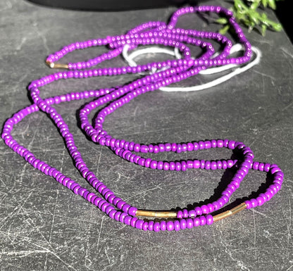 Grape Believe Waist Bead image 0