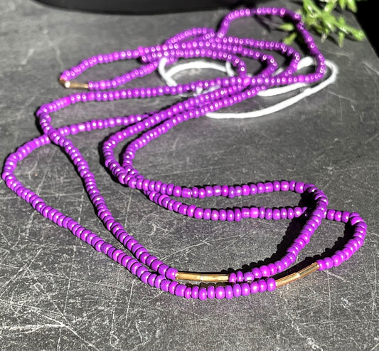 Grape Believe Waist Bead image 0