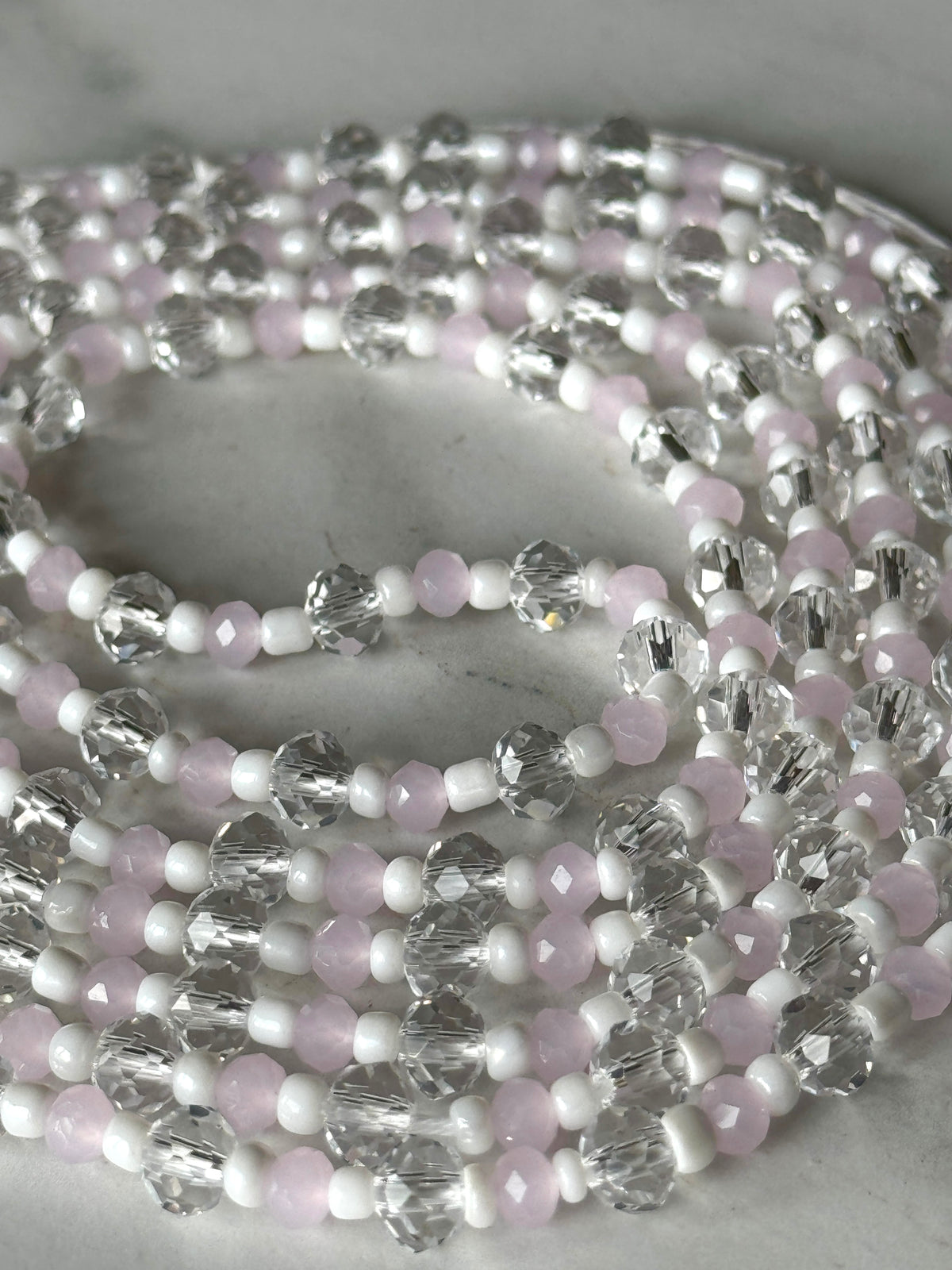 Dainty Crystal Waist Bead image 0