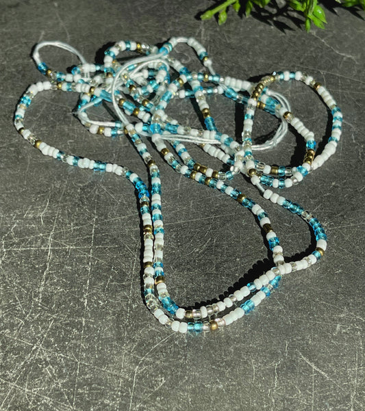 Calming Teal Waist Bead image 0