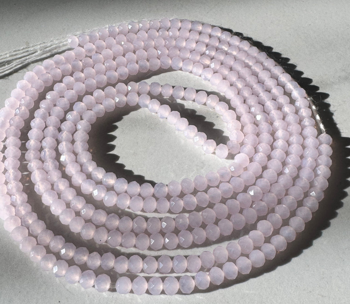 Blush Pink Crystal Waist Bead