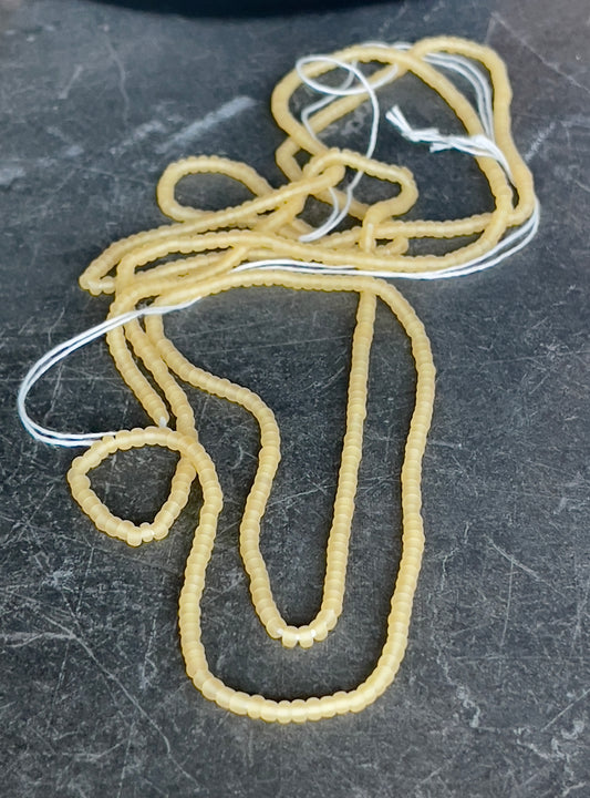 Matte Ecru Waist Bead image 0
