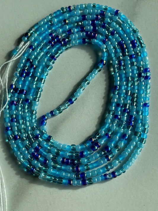 Blue Lagoon Waist Bead image 1