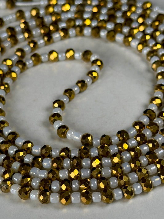 Pearl Wealth Crystal Waist Bead image 0
