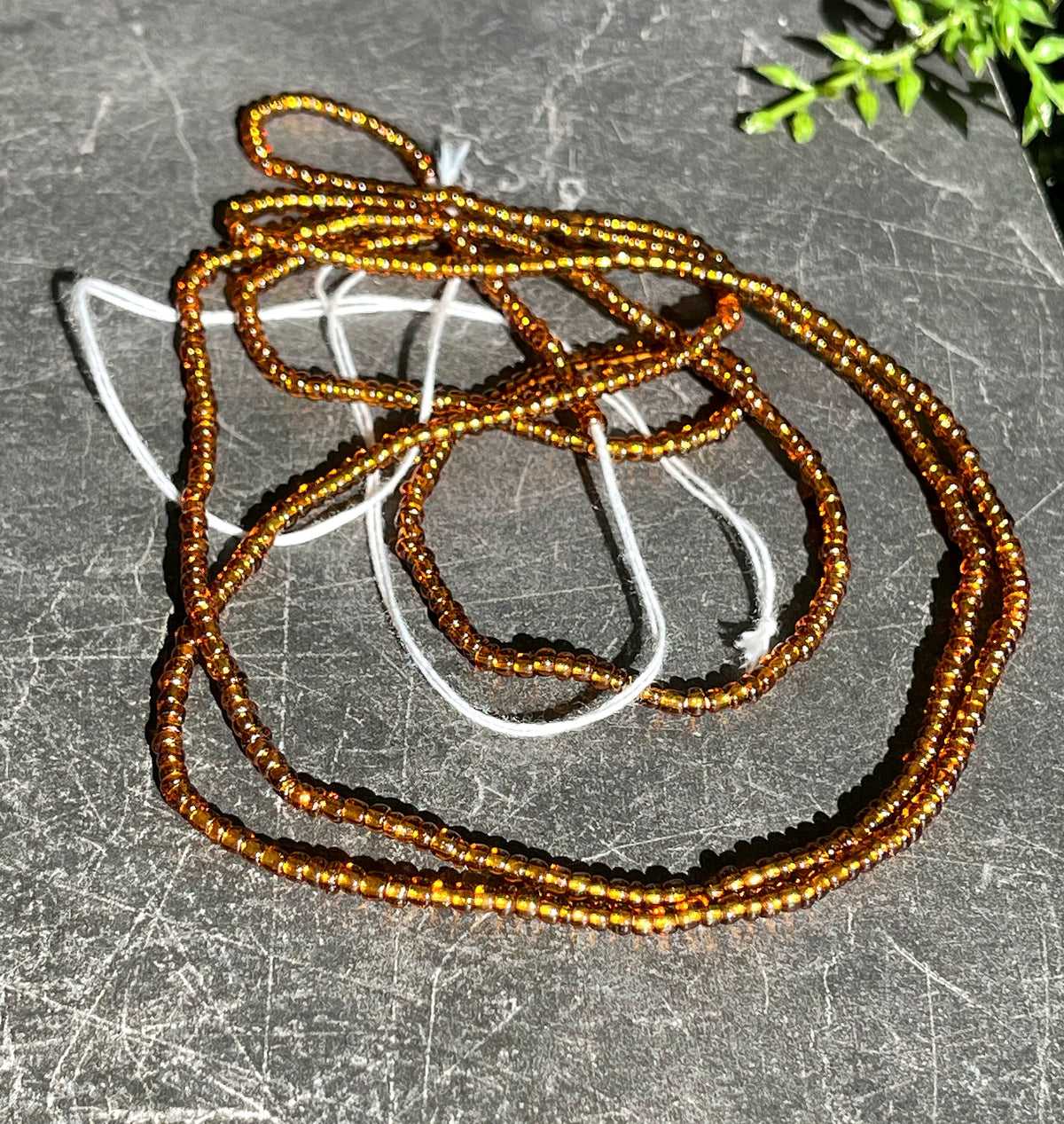 Brown to Earth Waist Bead image 0