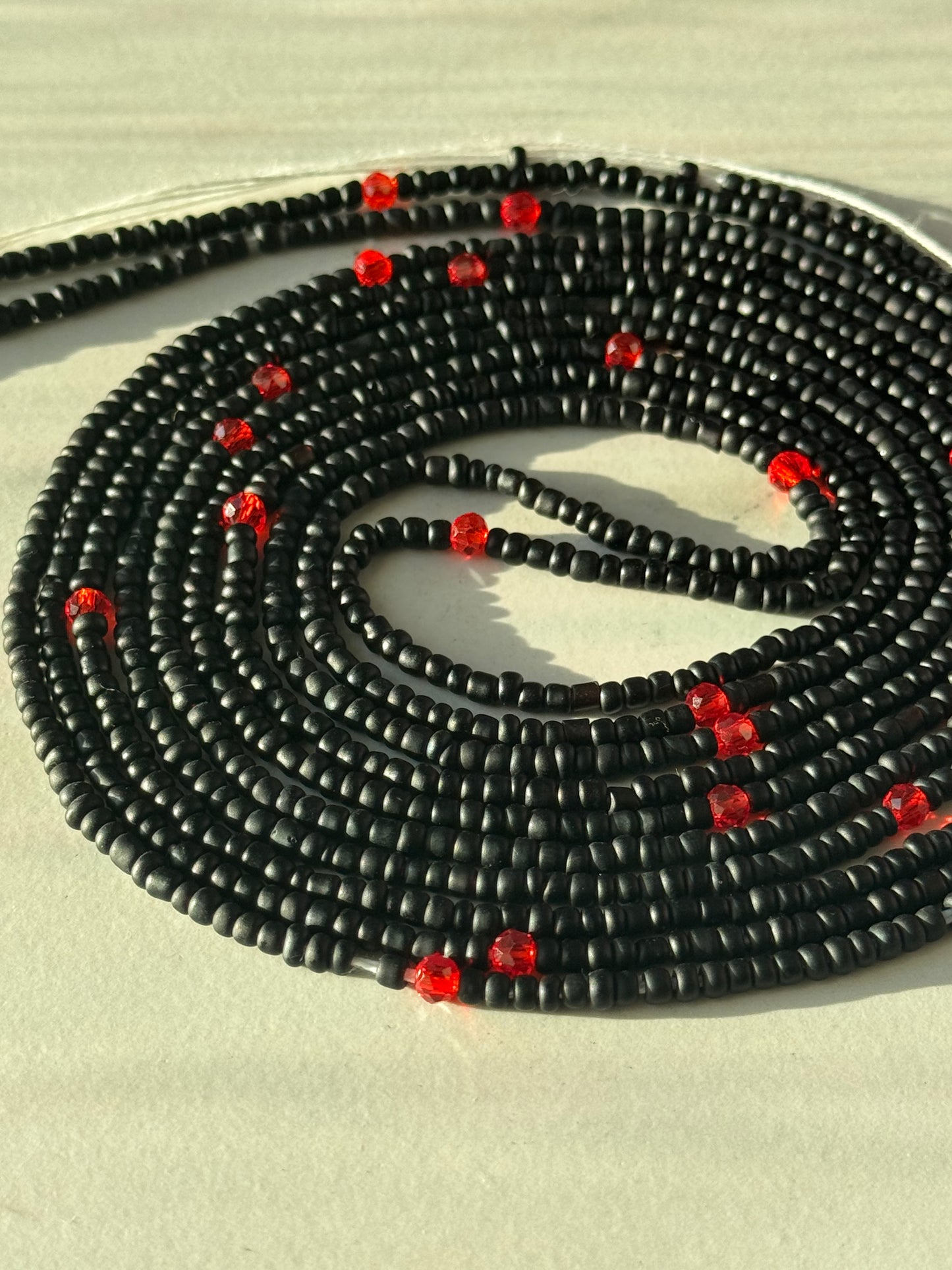 Onyx Love Waist Bead
