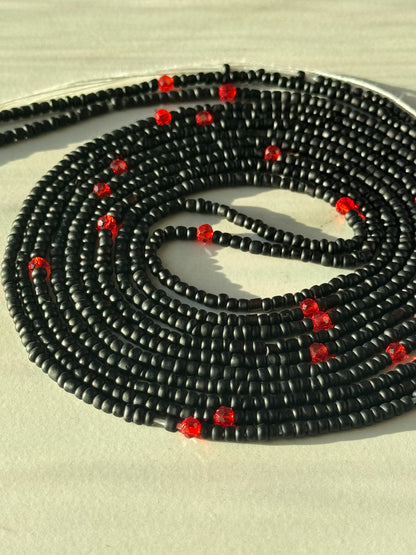 Onyx Love Waist Bead