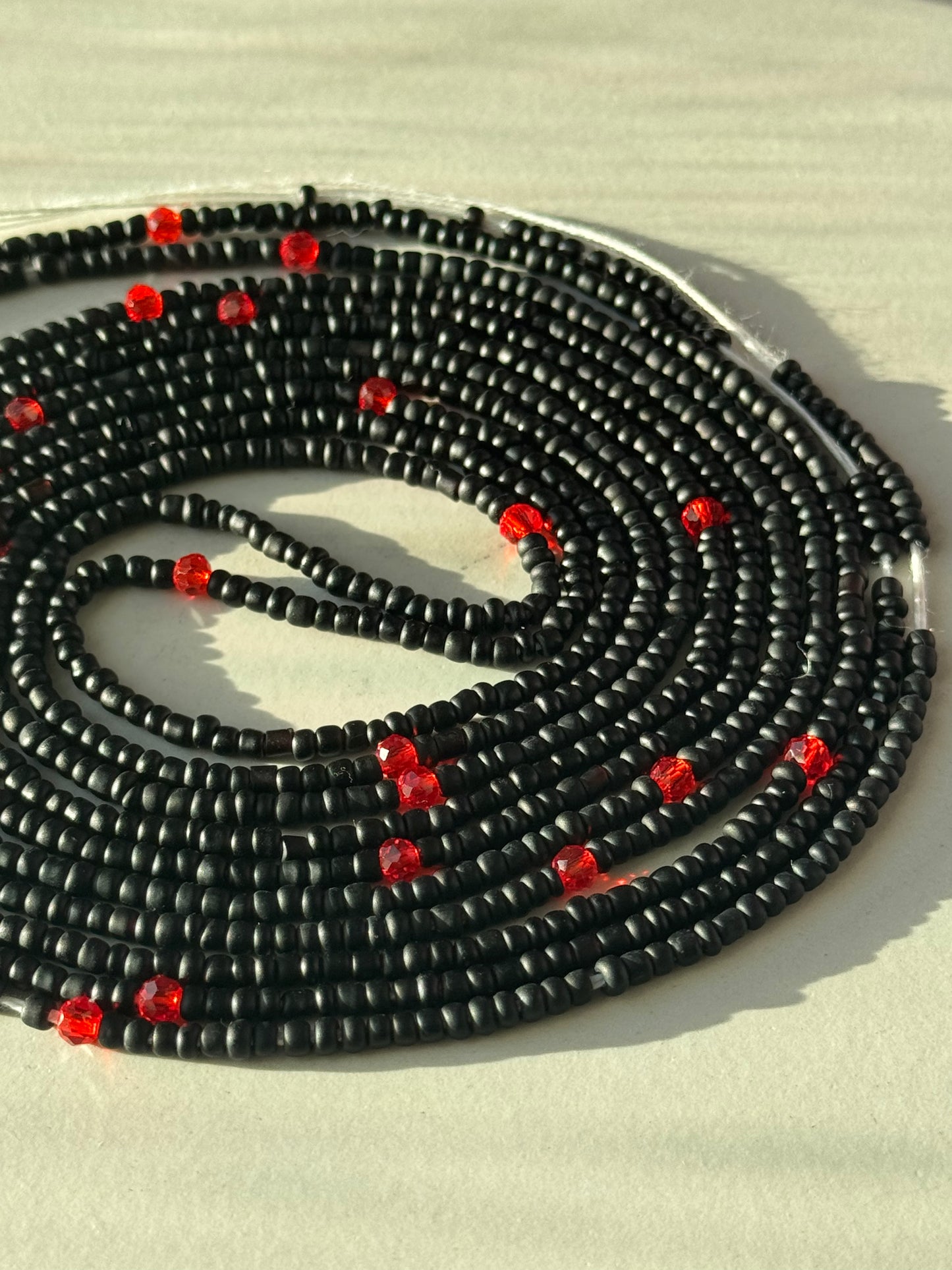 Onyx Love Waist Bead