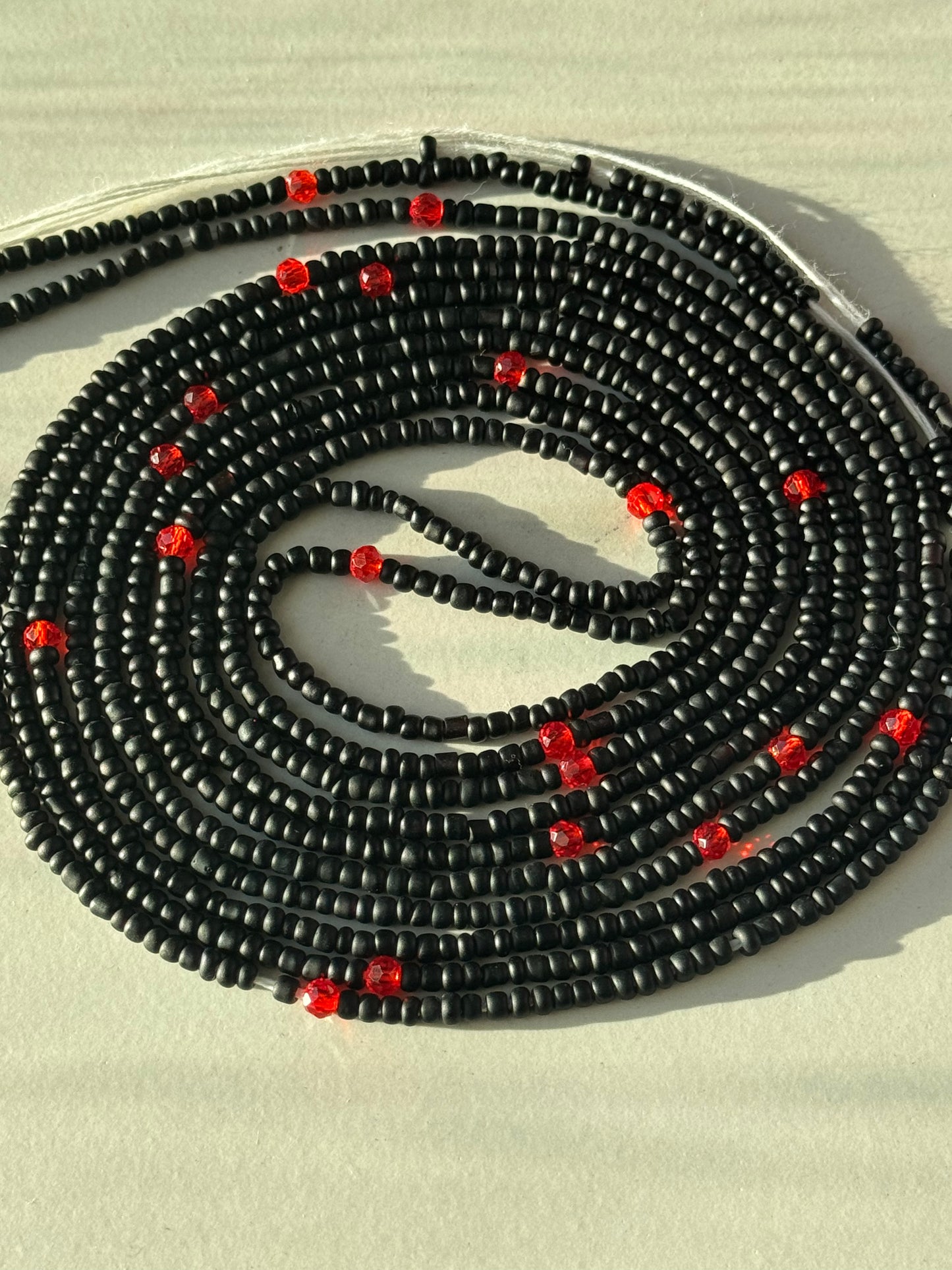 Onyx Love Waist Bead