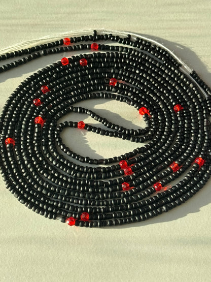 Onyx Love Waist Bead
