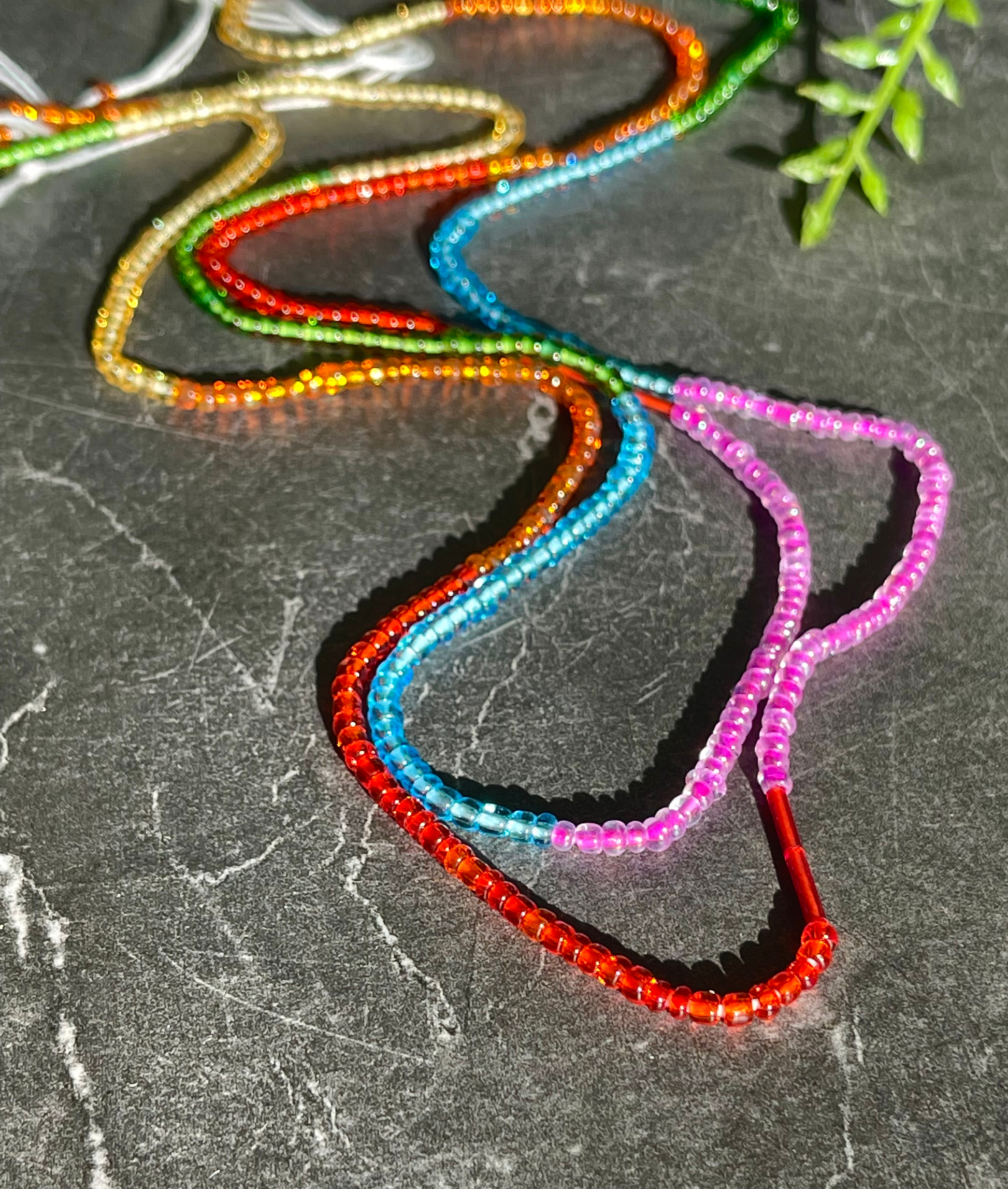RainBow Waist Bead image 0