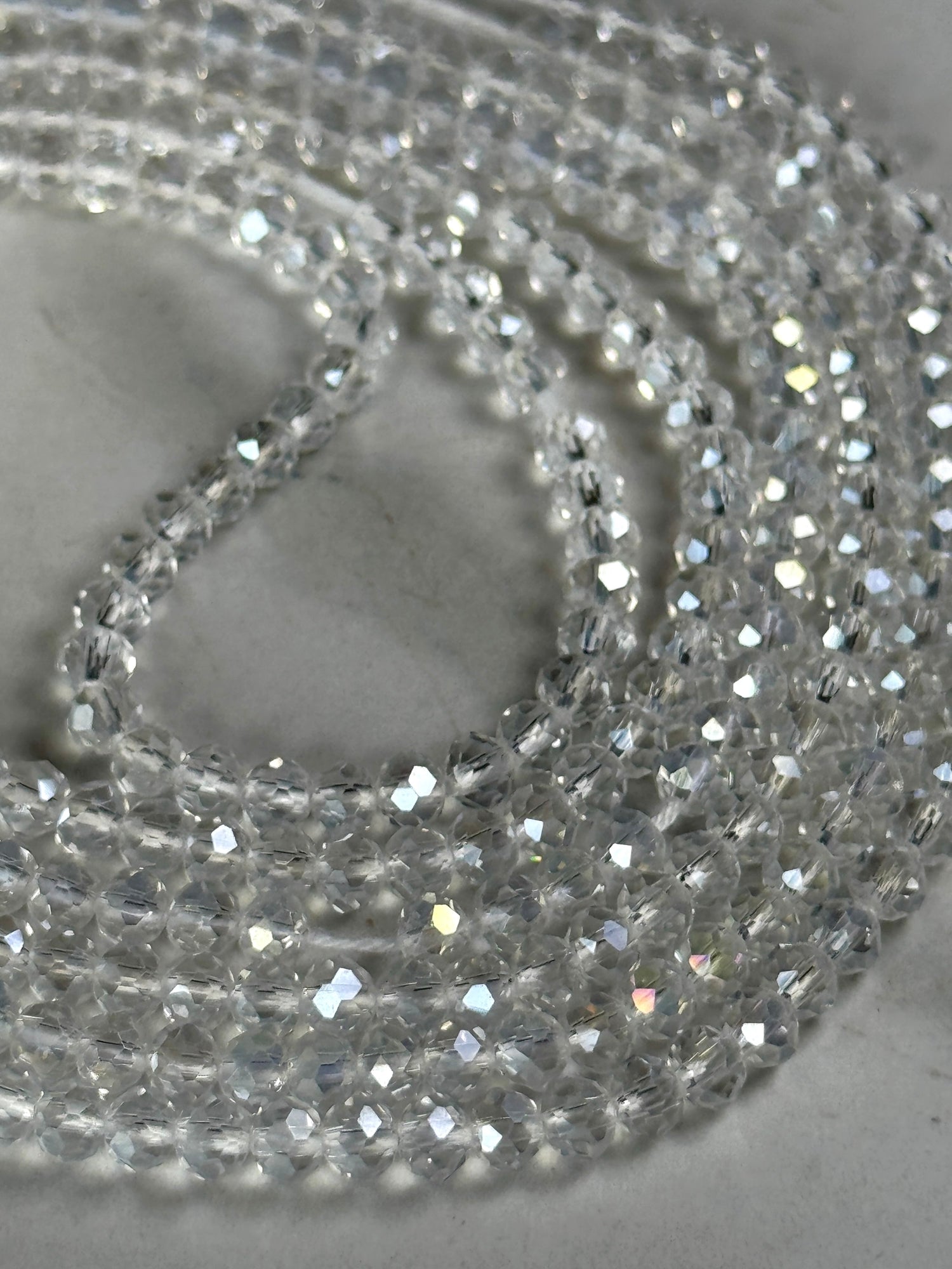 Clear Crystal Waist Bead image 0